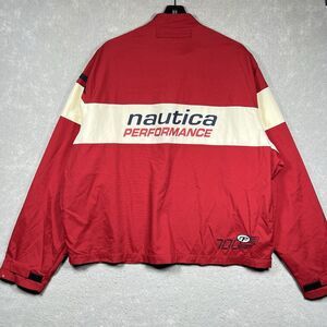 VTG NAUTICA HYDRO PERFORMANCE 700 HP Jacket Embroidered Spell Out  RED Size 2XL